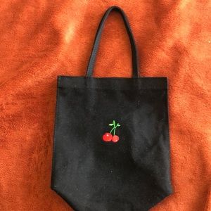 Mini Cherry Cloth tote bag